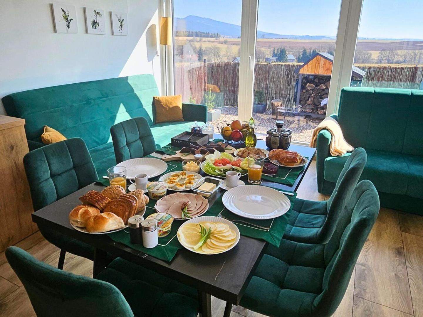 Mieroszow Rajska Polana Domki Premium ,Na Odludziu Z Prywatna Balia Z Jacuzzi I Sauna ,Cisza,Rowery Elektryczne,Gory,Astroprzygoda,- Adrspach, Skalne Miasto, Zamek Ksiaz,Andrzejowka,Karpacz, Sniezka,Janskie Laznie,Pec מראה חיצוני תמונה